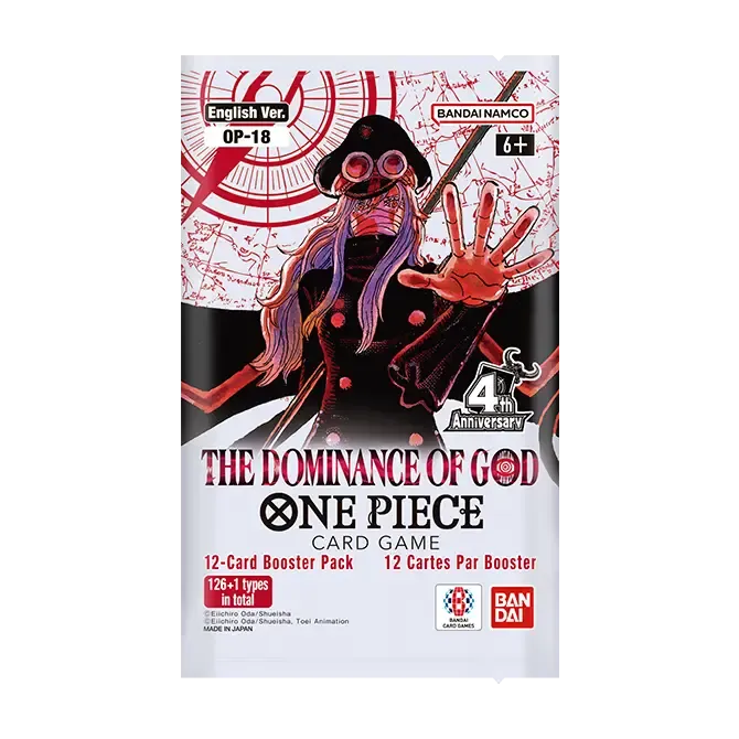 OP-18 The Dominance of God English booster pack, One Piece Card Game