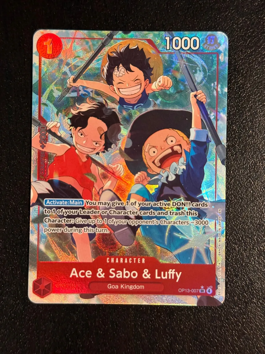 Ace & Sabo & Luffy (Alternate Art) - Carrying On His Will (OP13)