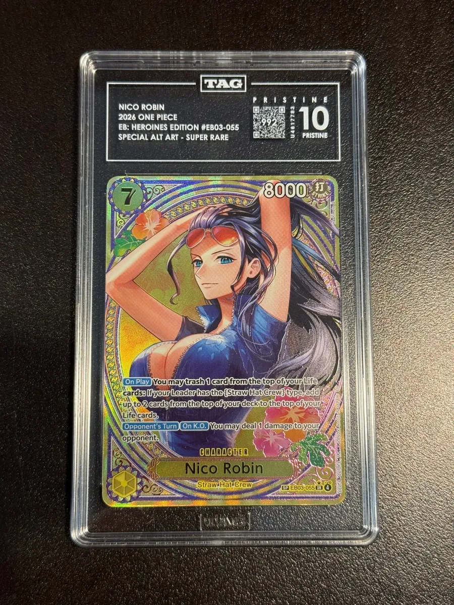 No. 1 TAG 10 Pristine Nico Robin (055) (SP) - Extra Booster: One Piece Heroines Edition (EB-03)